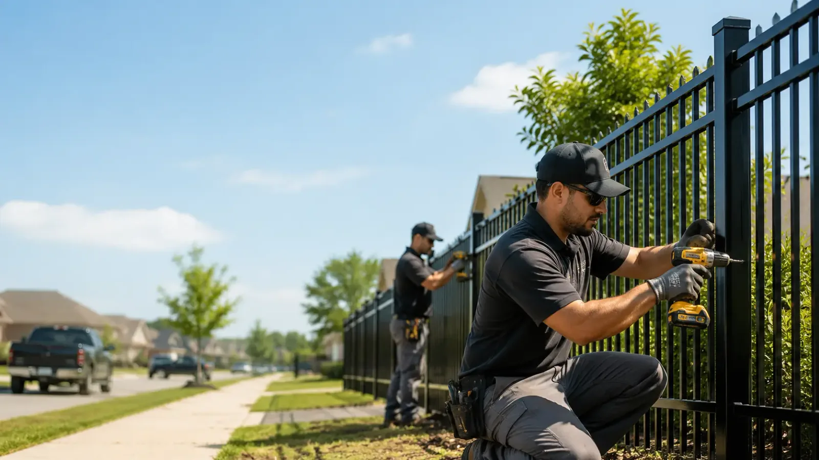 Metal Fence Installation in Auburn, IN